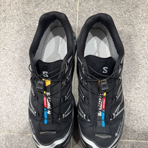 살로몬 xt-6 블랙 실버 280