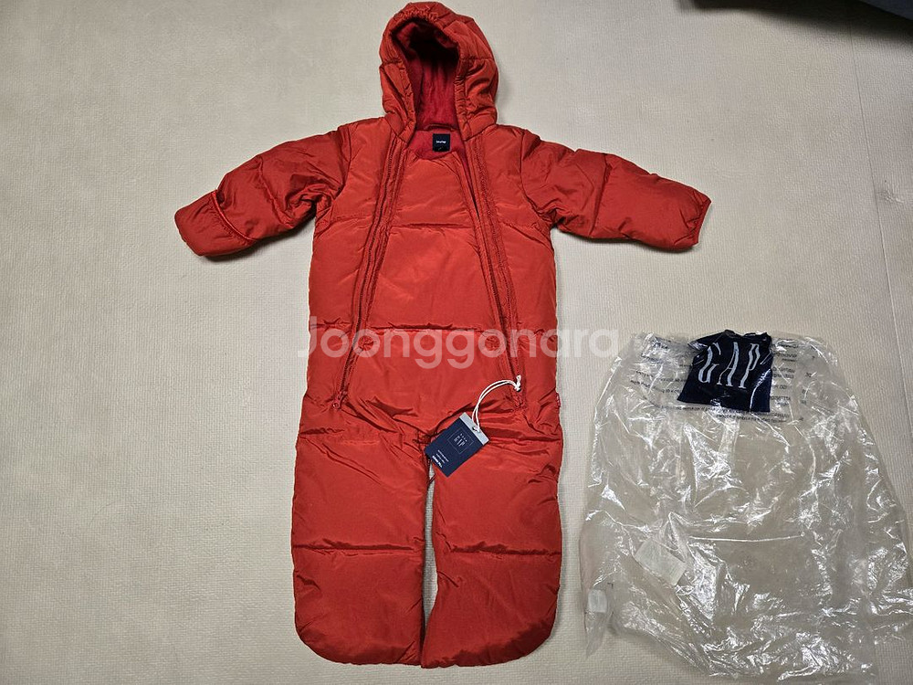 갭 방한 다운 우주복 6~12M--1