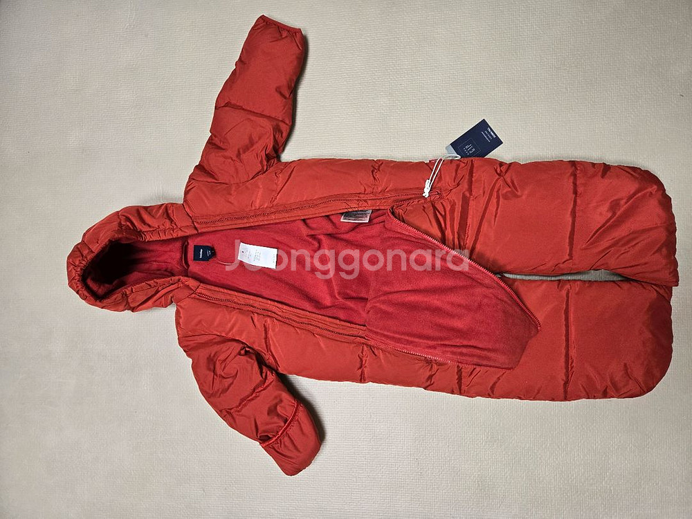 갭 방한 다운 우주복 6~12M--5