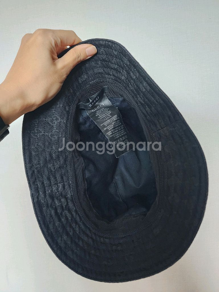 구찌 정품 버킷햇 벙거지모자--3