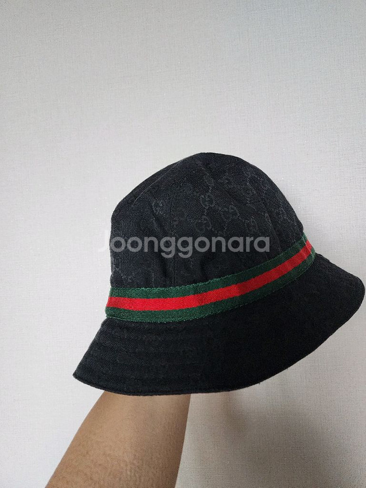 구찌 정품 버킷햇 벙거지모자--4