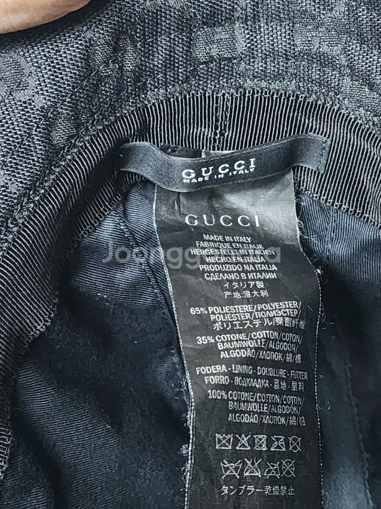 구찌 정품 버킷햇 벙거지모자--2