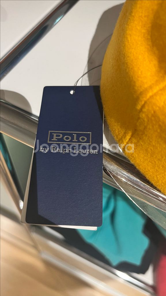 폴로 랄프로렌 USRL 옐로우 볼캡 새상품--2