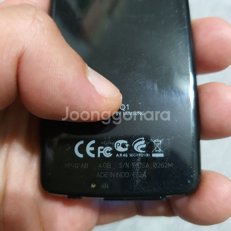 삼성 옙 YEPP YP-Q1 4기가 mp3 부품용--3