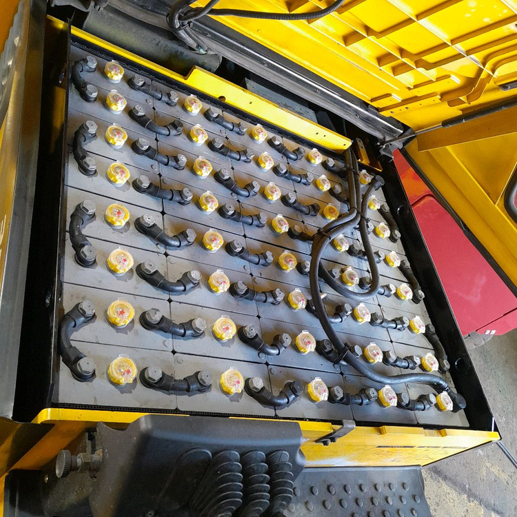 현대 3.5톤 전동지게차 양개식자동발 2단3미터 더블타이어--5