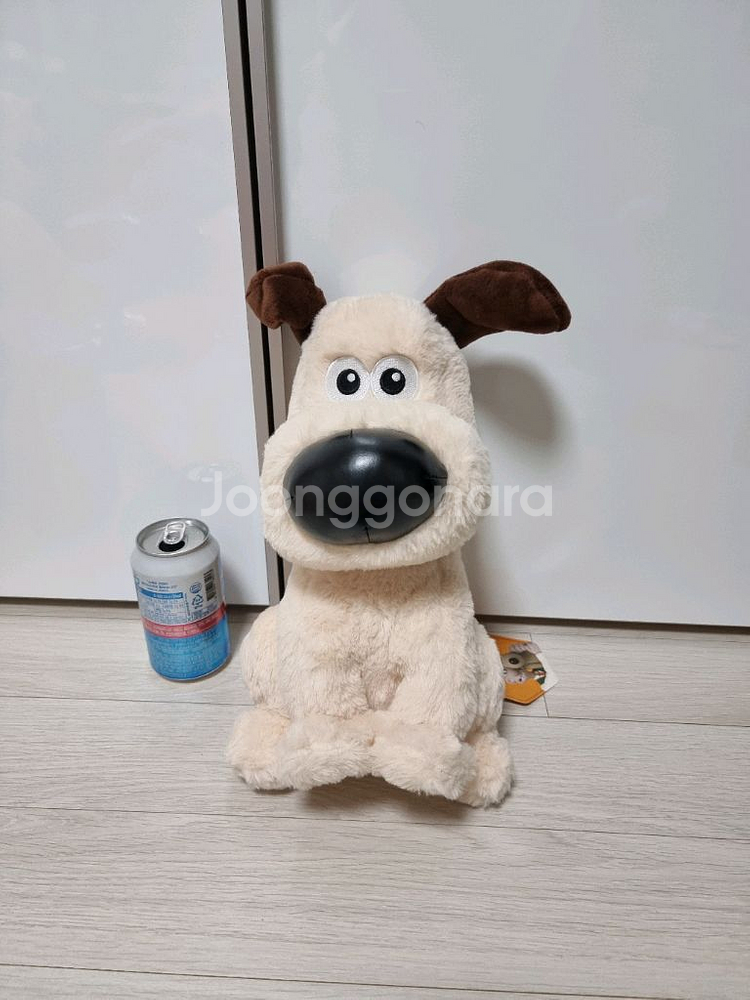 그로밋 싯팅 강아지 인형 중형--0