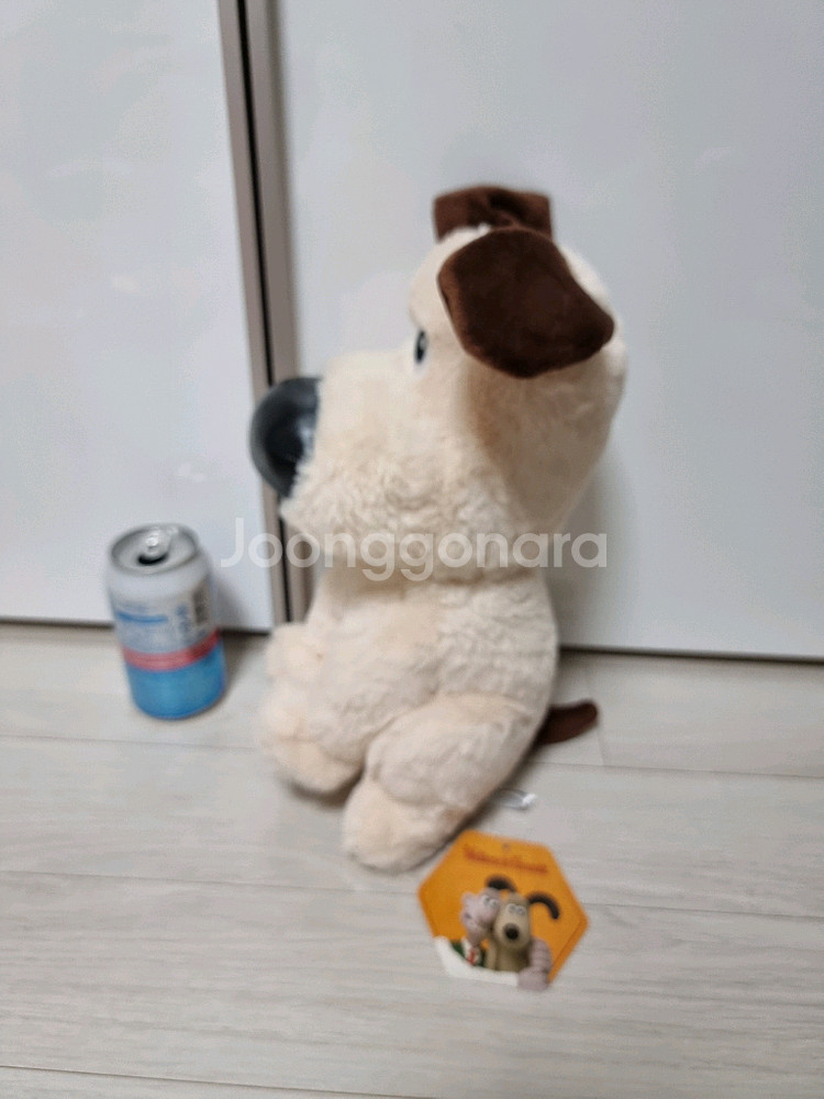 그로밋 싯팅 강아지 인형 중형--2