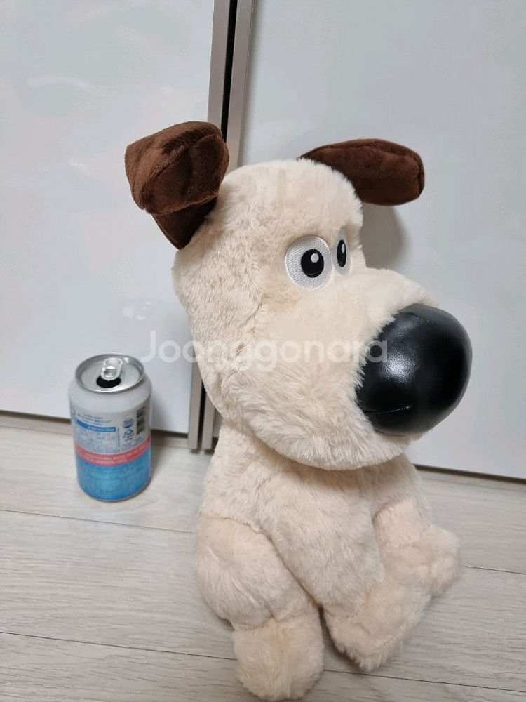 그로밋 싯팅 강아지 인형 중형--1