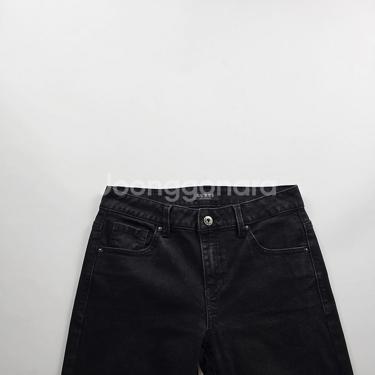게스 청바지 스판 흑청 데님 사이즈27 R2748--1