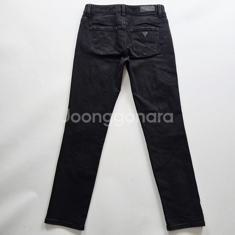 게스 청바지 스판 흑청 데님 사이즈27 R2748--2