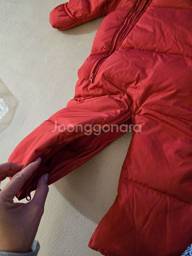 갭 방한 다운 우주복 6~12M--6