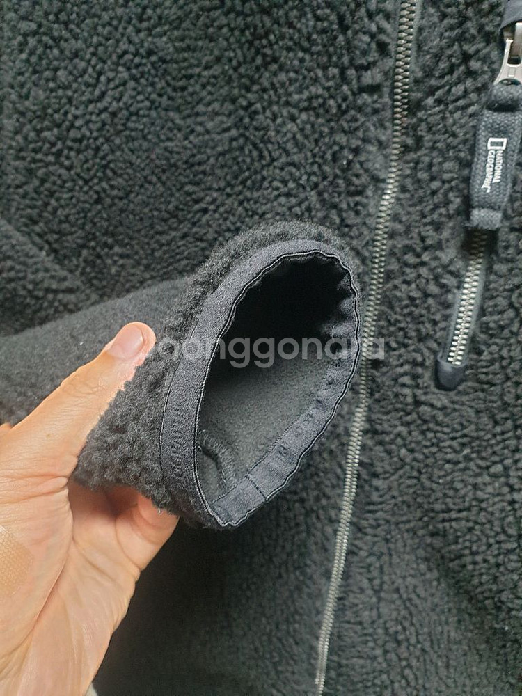 [xl/105] 내셔널지오그래픽 후리스 후드집업--4