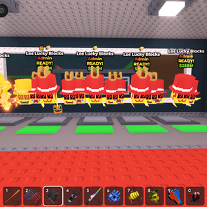 브레인롯즈 훔치기 로스 어드민 럭블 18개