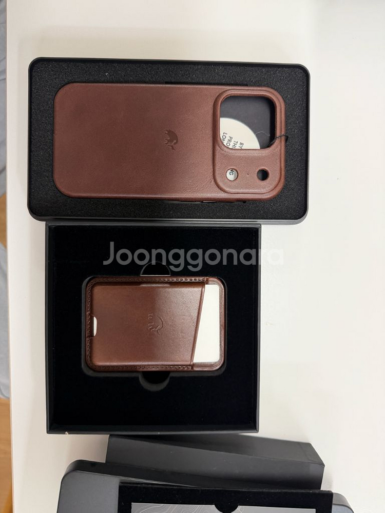 불스트랩 17 pro 가죽케이스, 카드지갑 판매합니다.--0