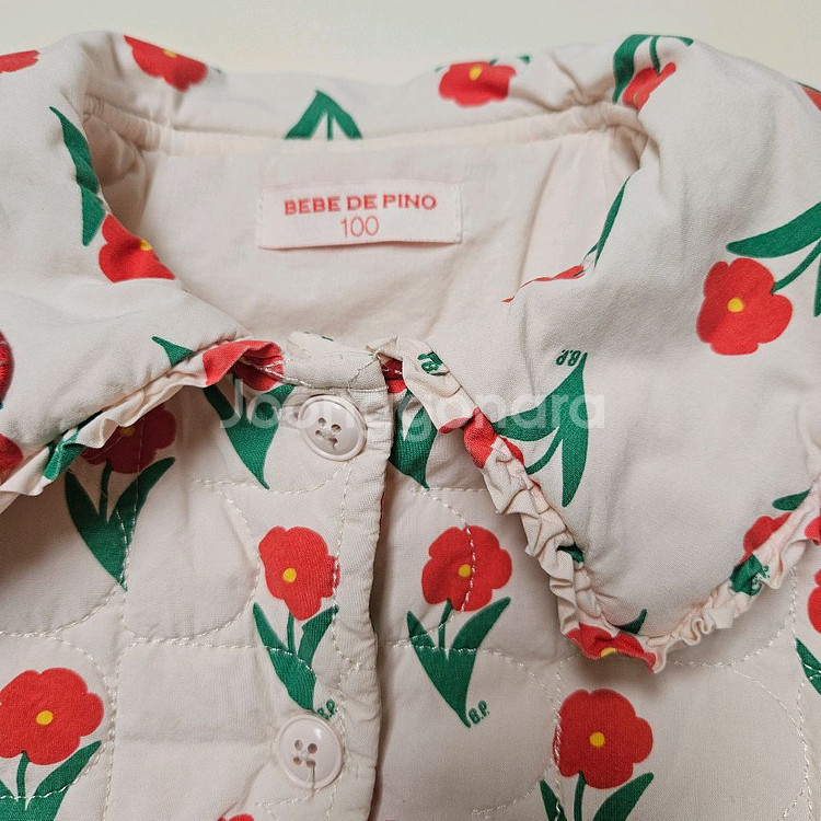 베베드피노 퀼팅 점퍼 겸 원피스 100(반값택포)--1