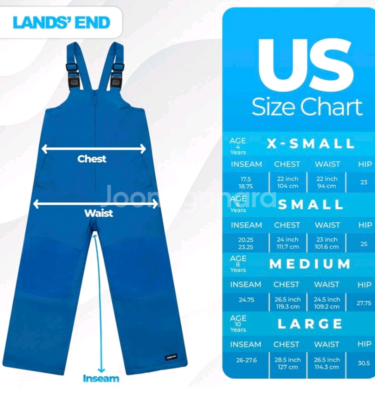 아동 스키복 바지--6