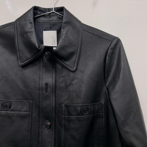 SSUMJ 프리미엄라인 크롭 비건 레더자켓