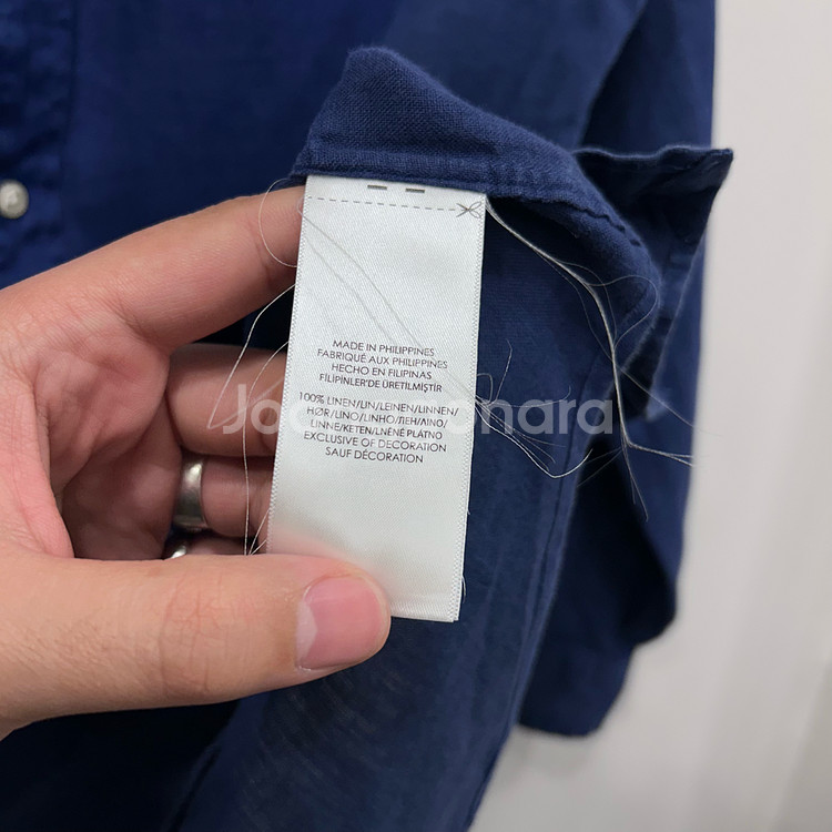 폴로 랄프로렌 클래식핏 스몰포니 린넨셔츠--3