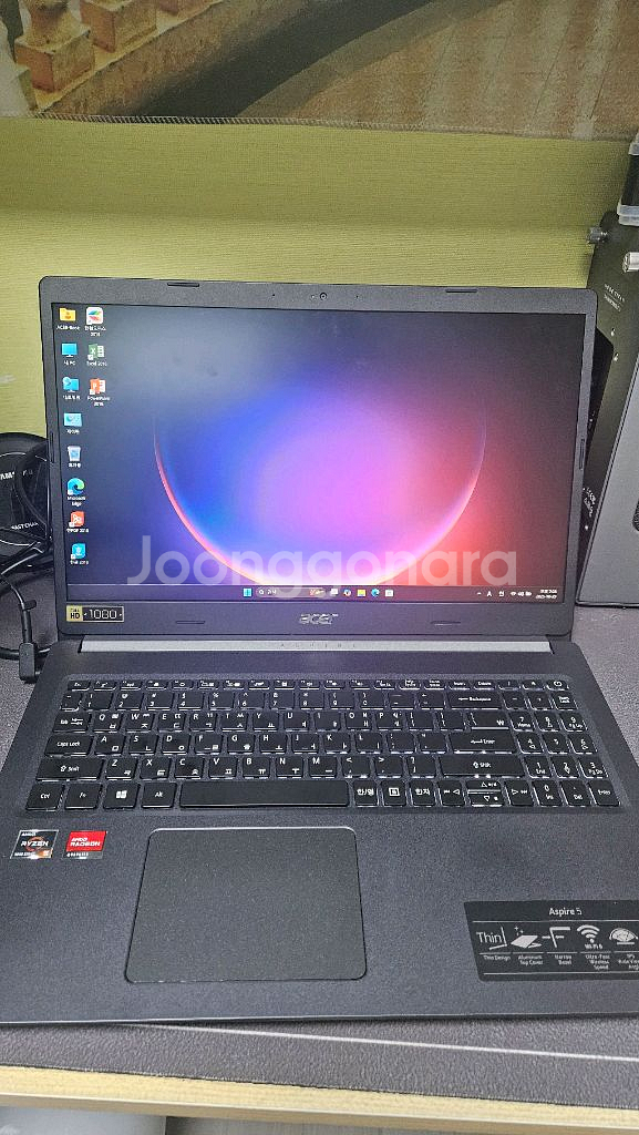 에이서 노트북 라이젠5 16램 256g 배터리90프로 새것컨디션--0