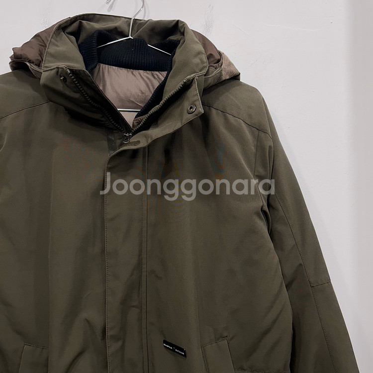 빈폴 아웃도어 덕다운 이너탈부착 후드 퍼프패딩--0