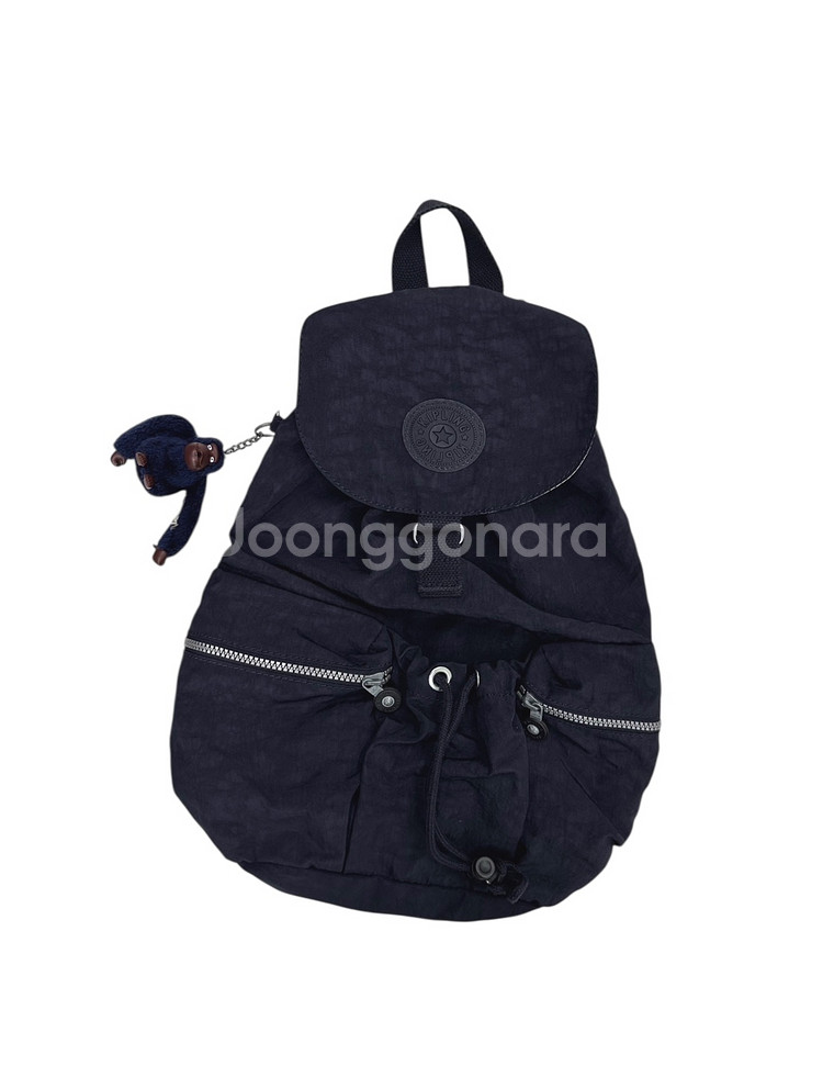 키플링 복조리 백팩 다크퍼플--0