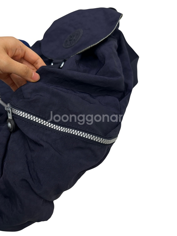 키플링 복조리 백팩 다크퍼플--3