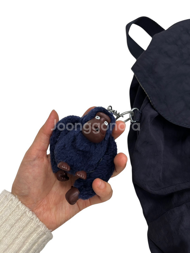 키플링 복조리 백팩 다크퍼플--6