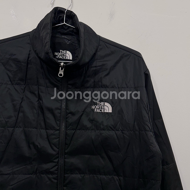 노스페이스 스몰로고 퀼팅 하이넥 경량 패딩--0