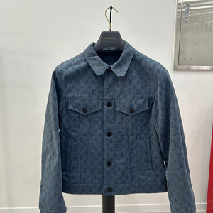 루이비통 트러커 자켓 데님 블루