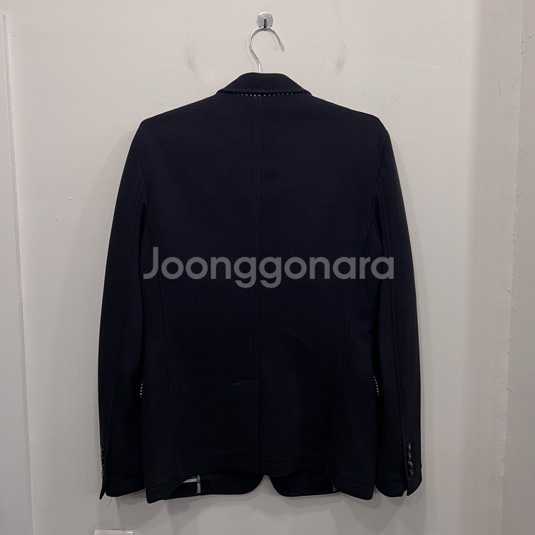 라코스테 스티치 투버튼 헤비 코튼 블레이져--4