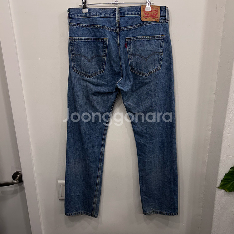 리바이스 505 레귤러 스트레이트 데님팬츠--4