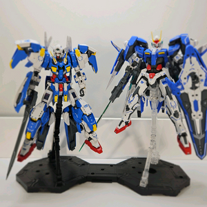 mg 건담 아발란체, 더블오라이저 먹선, 마감제 완성작