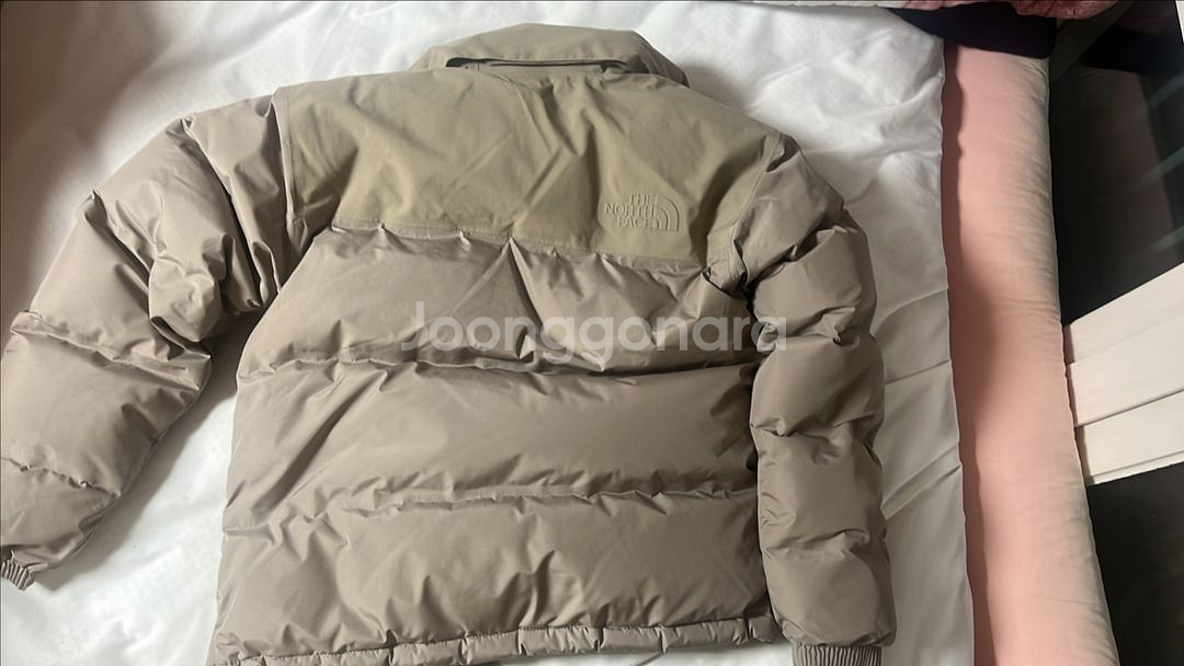 노스페이스 고어 눕시 다운 자켓 베이지 XS--6