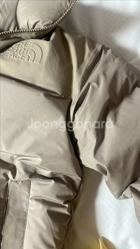 노스페이스 고어 눕시 다운 자켓 베이지 XS--7