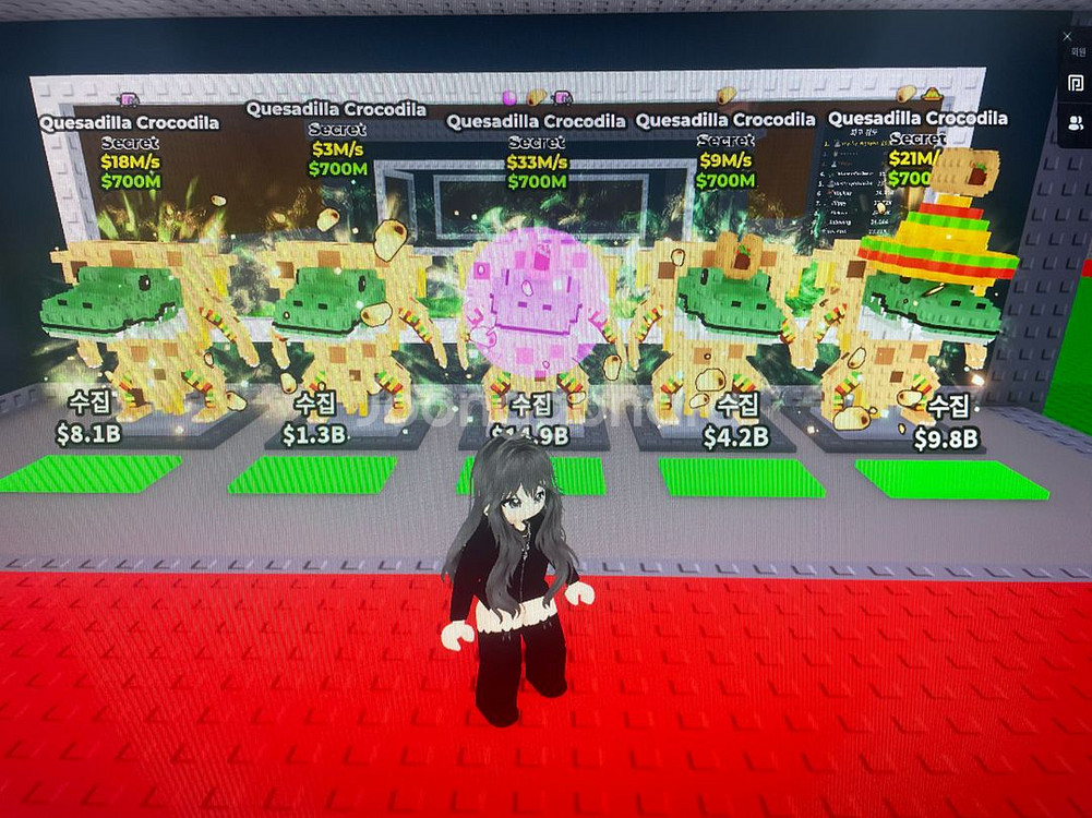 브레인롯즈 훔치기 퀘사디아 악어 최저가--0