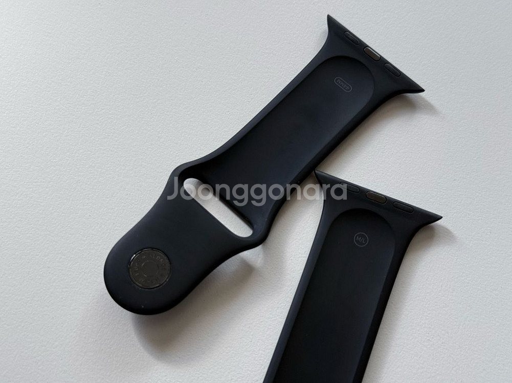 애플워치 에르메스 42/44/45mm 스포츠밴드 누아르--3