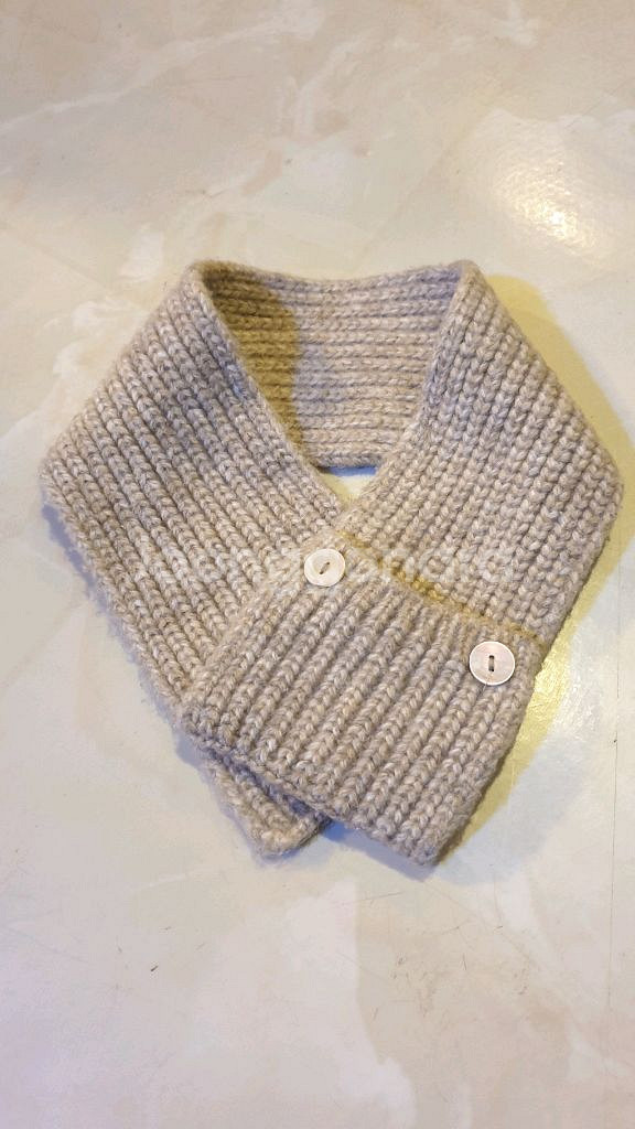 핸드메이드 니트 네키 목도리--4