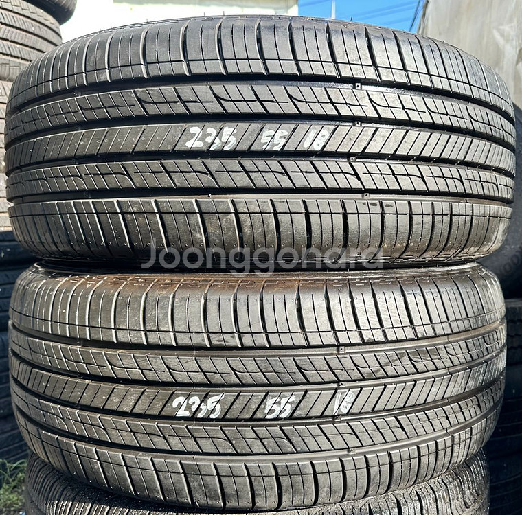235 55 18금호중고타이어2개2355518--0