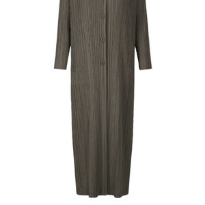 이세이미야케 플리츠플리즈 먼슬리 롱코트 롱가디건겸 자켓 2사이즈 차콜 새상품