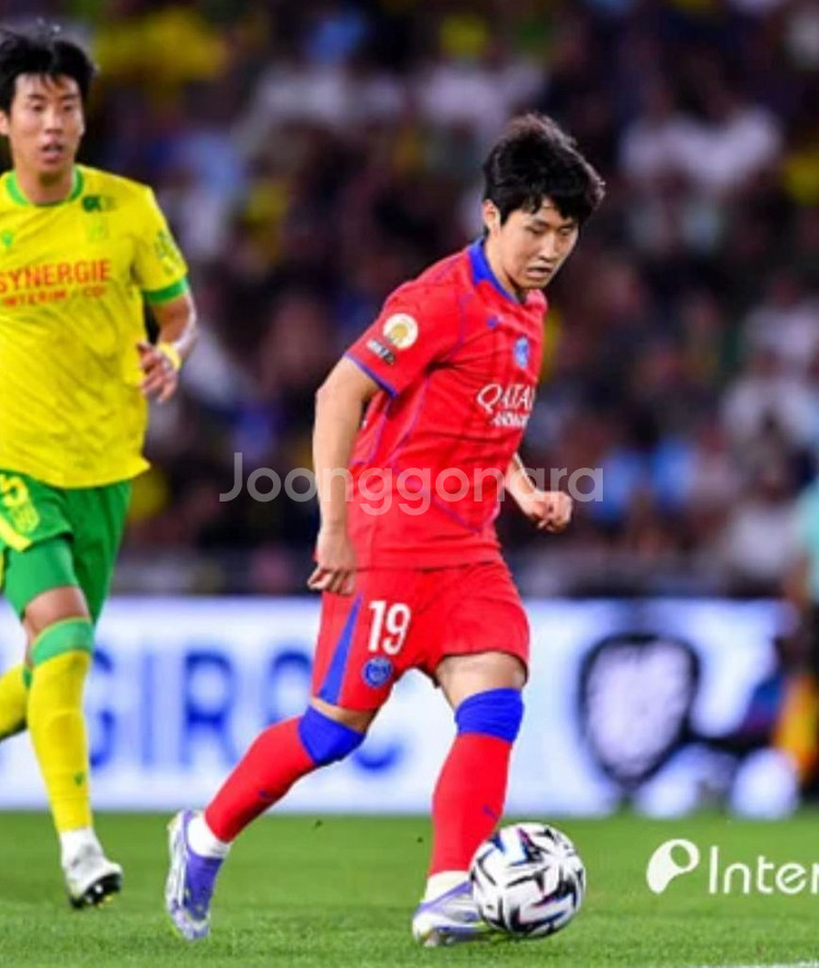 25-26 파리생제르망 써드킷 이강인 유니폼 M--8