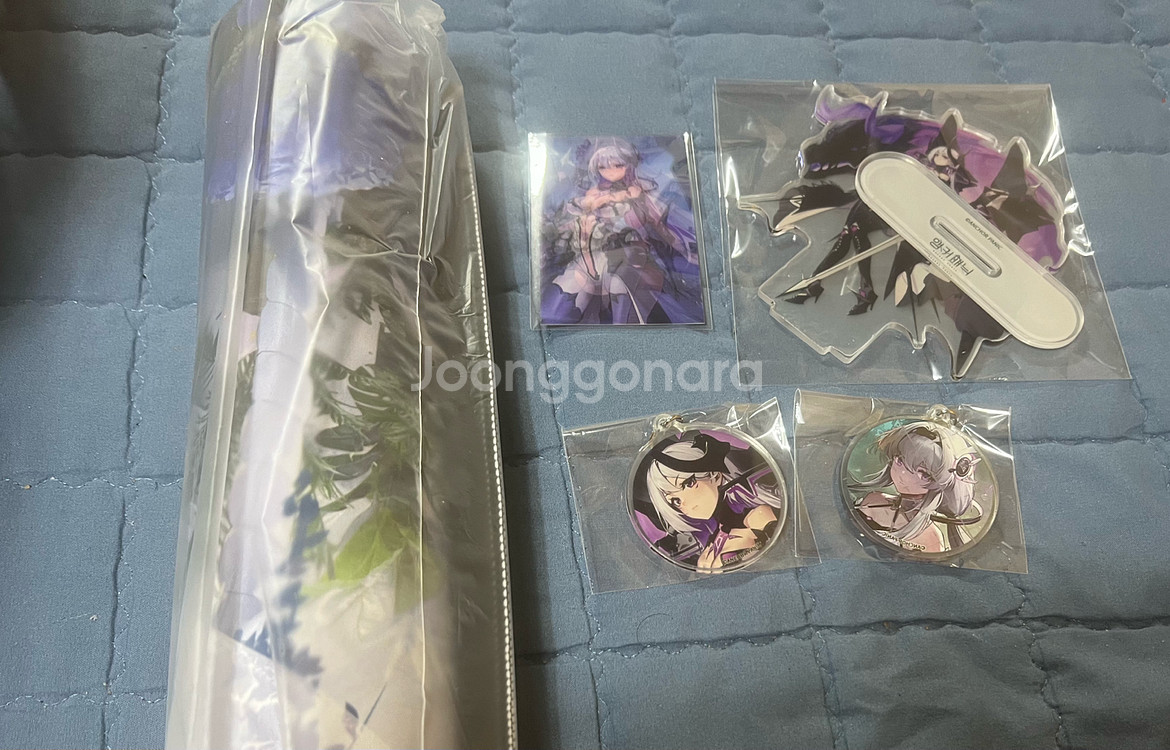 앵커패닉 굿즈세트 장패드 홀로카드 아크릴스탠드 배지--0