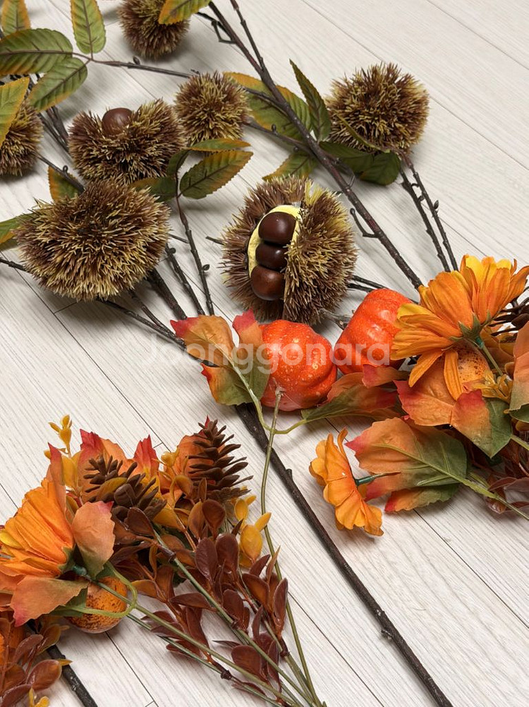 가을 테마 꽃 장식 부쉬--1