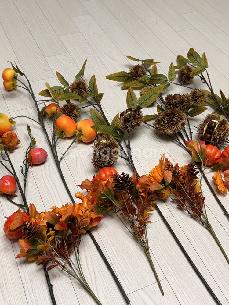 가을 테마 꽃 장식 부쉬--0