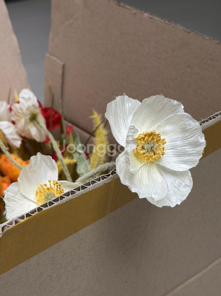 양귀비 조화 부쉬--3