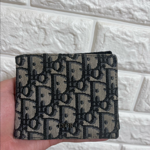 디올 오블리크 반지갑