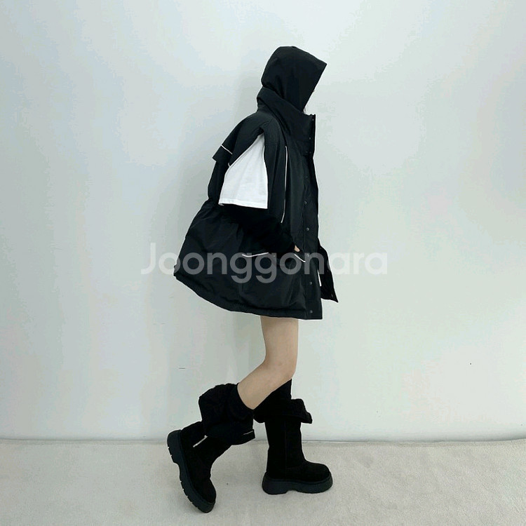 디투발렌 하프다운 베스트--2