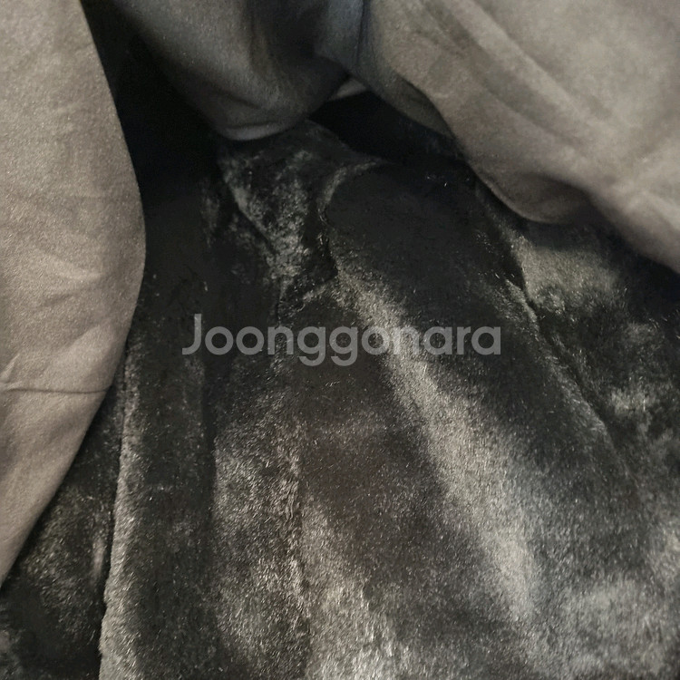 BCBG 블랙 후드 코트 점퍼--4