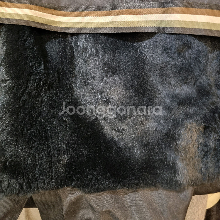 BCBG 블랙 후드 코트 점퍼--3