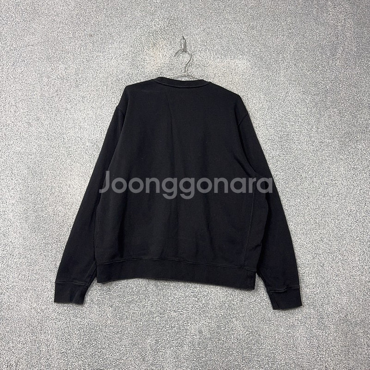 나이키 블랙 로고 스우시 맨투맨 XL--1