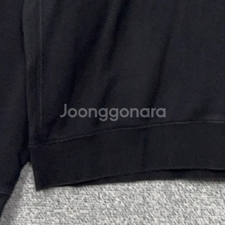 나이키 블랙 로고 스우시 맨투맨 XL--2